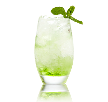 Fluid Forest, mit Waldmeistersirup