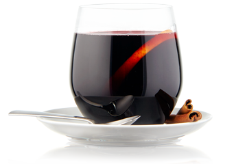Glühwein, mit Apfelsirup