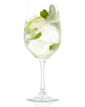 Hugo, mit Holunderblütensirup