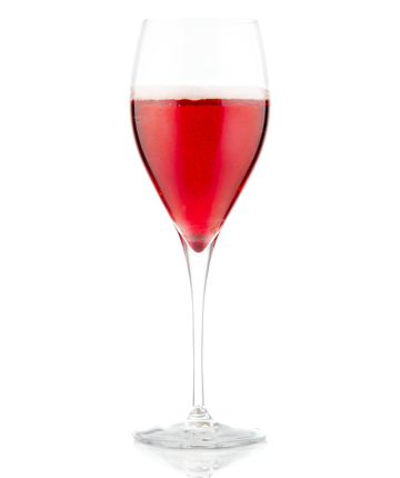 Kir-Royal, mit Johannesbeersirup
