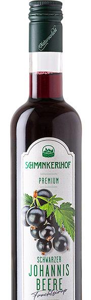 Fruchtsirup Schwarzer Johannisbeer - Schmankerlhof